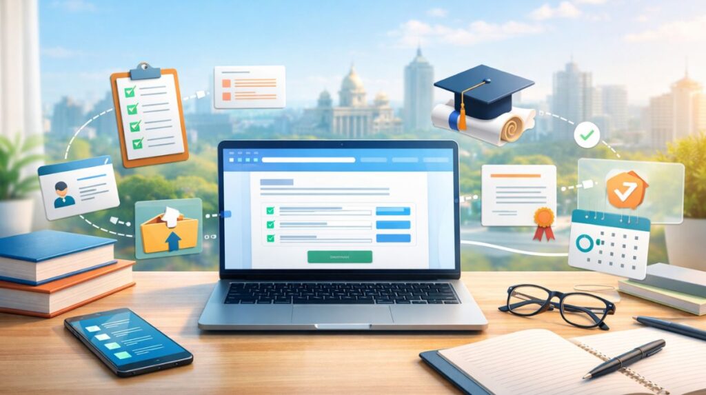 Distance education online application process