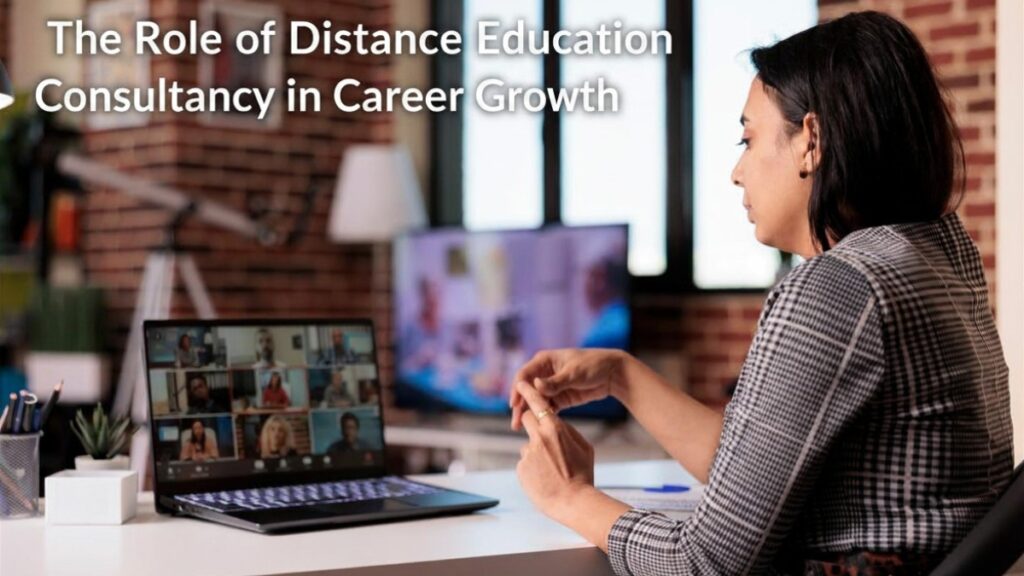 Distance education consultancy helping students and professionals choose career-focused online degree programs in India